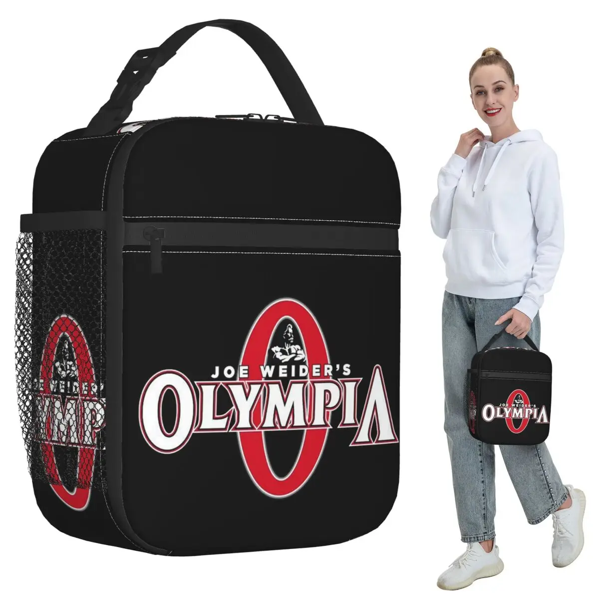 Future Mr OLYMPIA Motivations Insulated Lunch Bag for Women Office Cooler Thermal Food Box Tote Leakproof Lunch Boxes Container