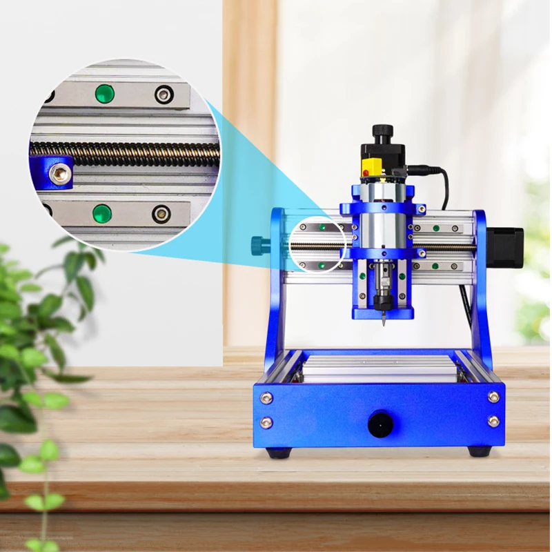 المعادن CNC البسيطة 1310 برو راوتر تجميعها حزمة مربع السكك الحديدية كامل الإطار المعدني سطح المكتب النقش Pcb آلة طحن مع رأس الليزر