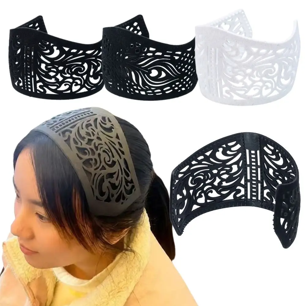 

Toothed Anti-slip Headband for Fixing Headscarf Multifunctional Widened Nylon Headscarf Holder Windproof Mini Crown