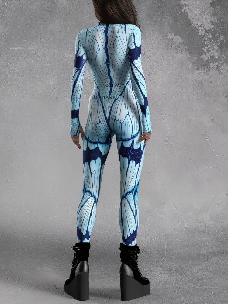 Halloween Karneval Party Cosplay Jumpsuit Paar Sexy Steampunk Schmetterling Bodysuit Bühnentanz Leotard Kostüm – Detail 10