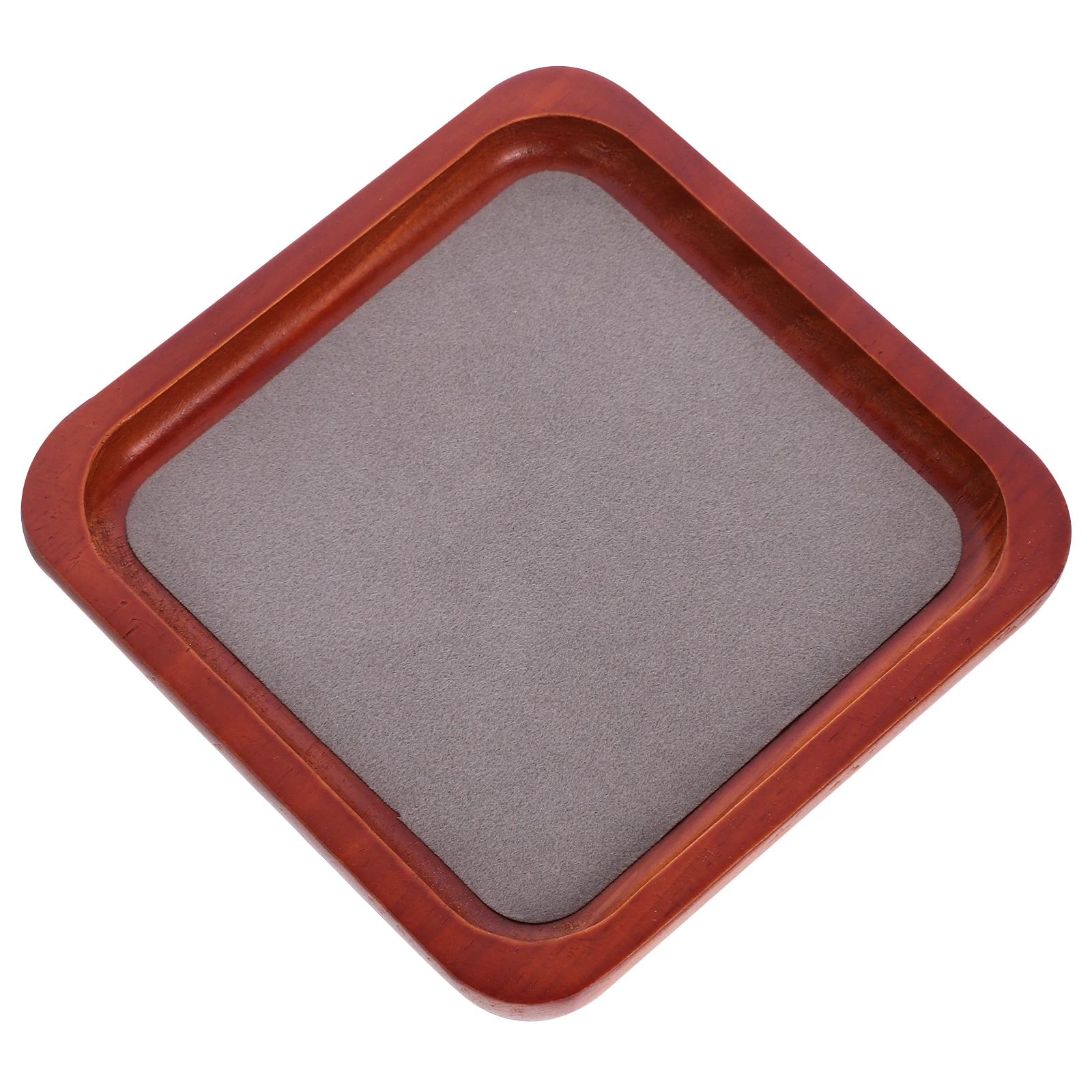 

Wooden Vintage Display Tray 14cm Grey Earring Holder Necklace ganizer Box ganizer Bracelet Necklace Dish for Selling