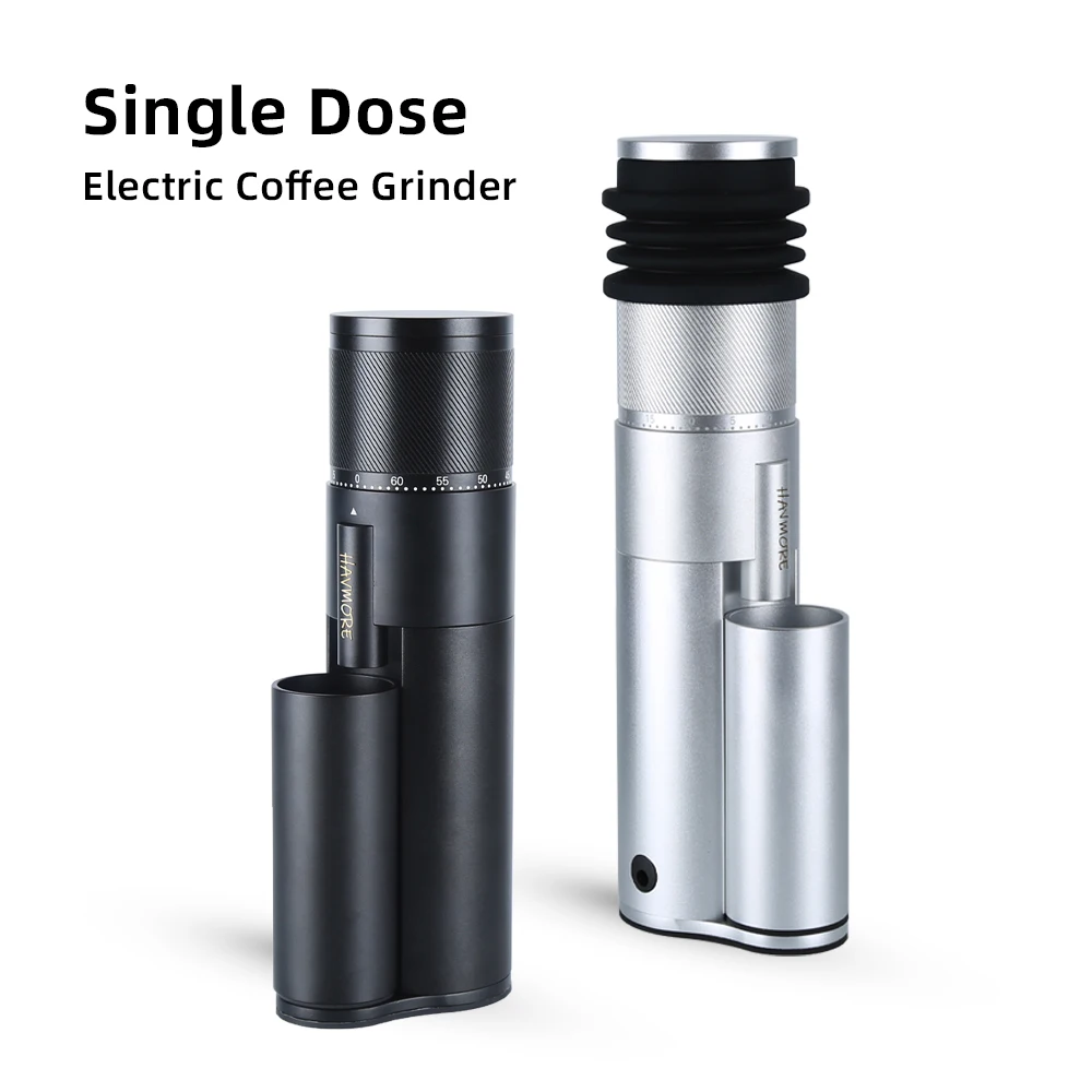 Havmore nuevo profesional Espresso Barista escritorio 48mm 7 pines dosificación única molinillo de café eléctrico máquina molino