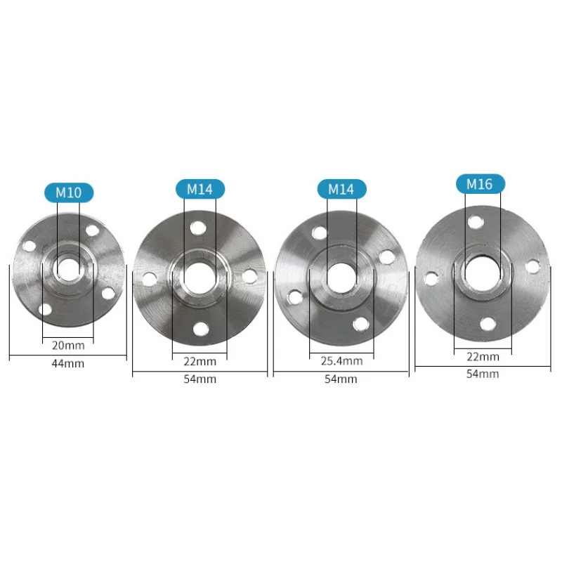 1PC M10 M14 M16 Thread Flange Pressure Plate 20/22/25.4mm Bore For Saw Blade Angle Grinder Accessories Adapter Flange