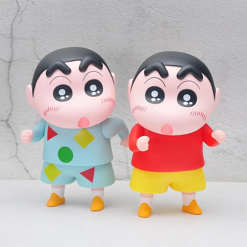 Crayon Shin-chan COS Crossdressing Action Figure Anime Shin Chan Figuras 23cm Manga Kawaii Doll Collection Model Ornaments Gift