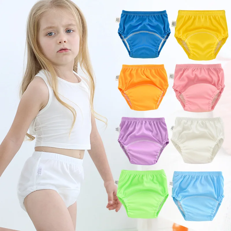 Baby training pants washable 6-layer polyester diaper pants baby diaper pants cotton learning pants summer diaper barrier