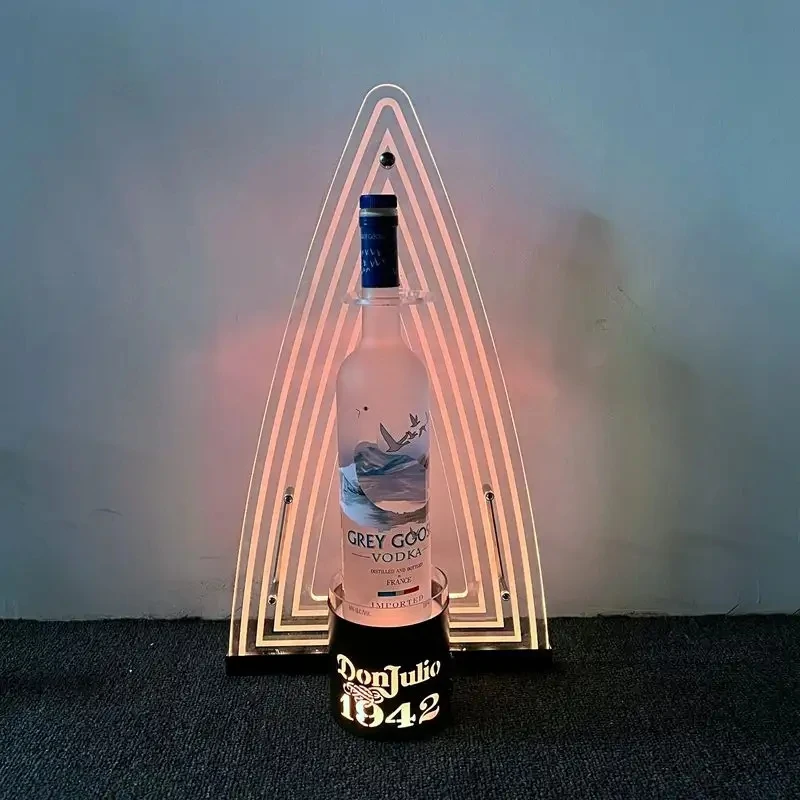 OEM acrylic nightclub party bar lounge LED Bottle Presenter champagne VIP Display bottle glorifier service for Donjulio 1942