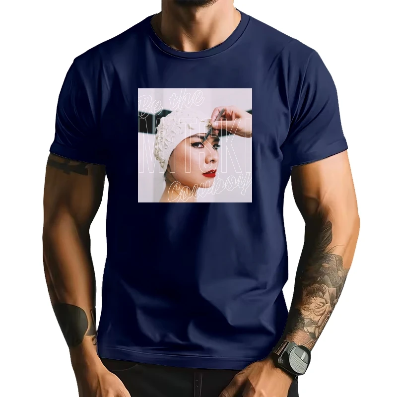 

Singer Mitski Be The Cowboy Poster Music Album Print T Shirt Pure Cotton Creative Trending Vintage Cool T-shirts for Unisex Tops