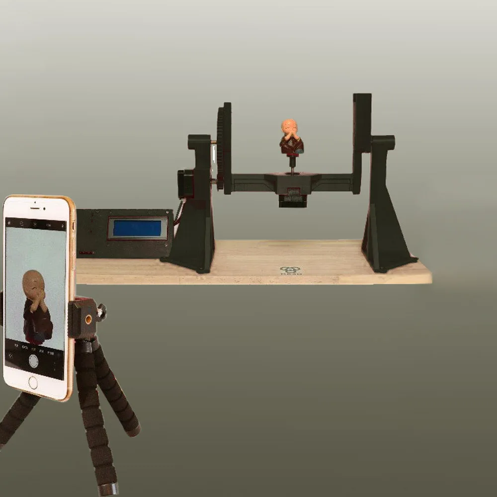 

DIY KS 3D комплект сканера сканирование зубных зубов модель сканирование небольшой орнамент 3D фотограмиметрия сканер