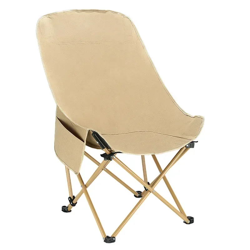 Outdoor high back moon chair camping folding small stool Kemet chair fishing  beach  camping equipment