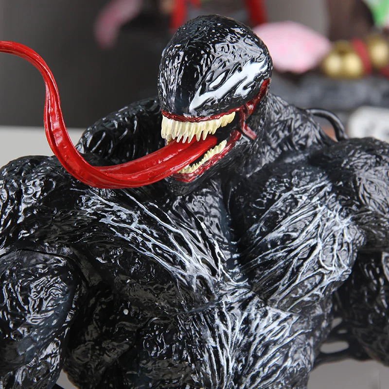 50cm Marvel Spiderman Venom Gk Anime Figures Model Toy Ornaments Oversized Statue Animation Peripherals Collection Of Model Gift