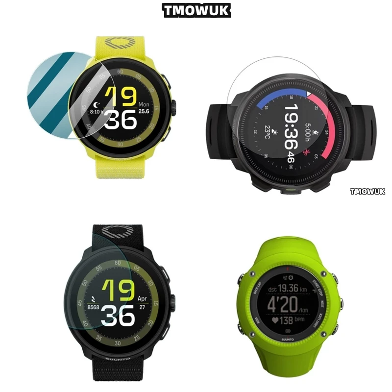 

For SUUNTO RUN HD Clear Tempered Glass Screen Protector Film With 9H Anti - Scratch For Accessories