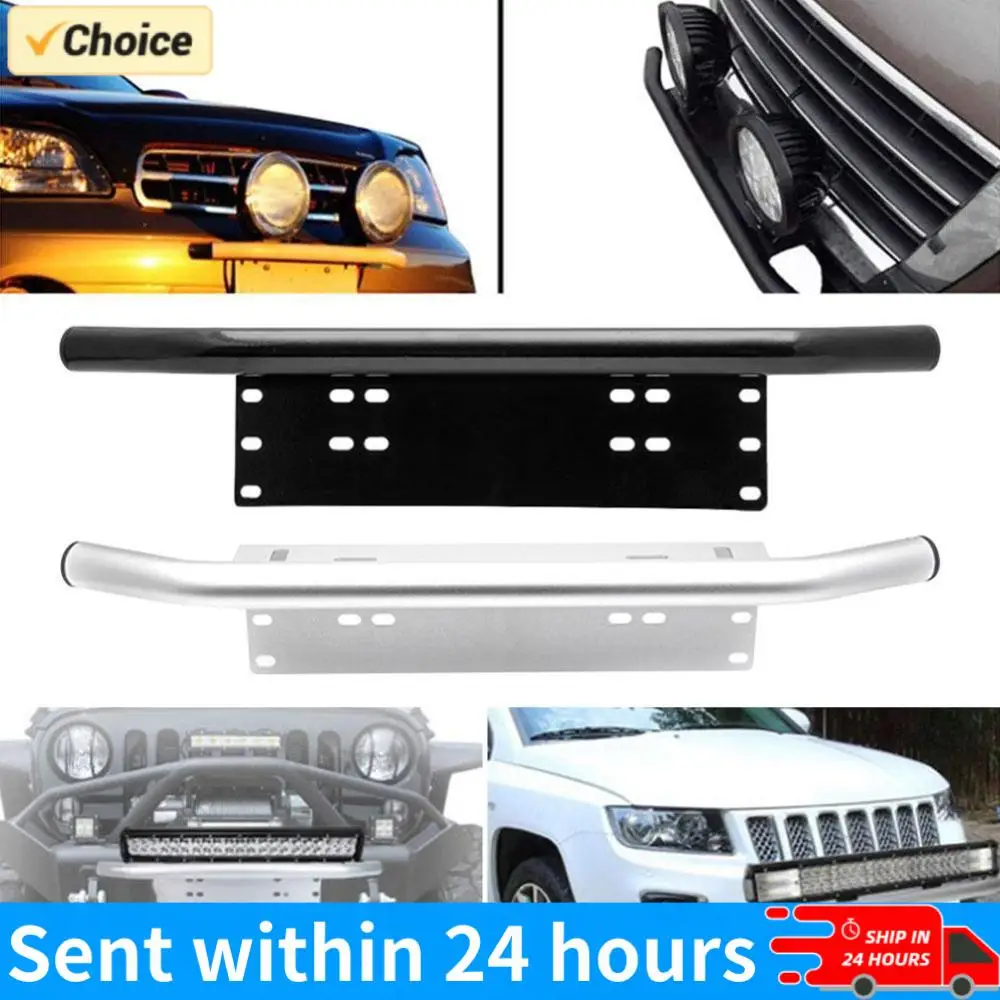 

Front Bumper Vehicle Plate Holder License Plate Log Light Mount Bracket SUV Fog Lamp Holder Off Road LED Light Bar Universal