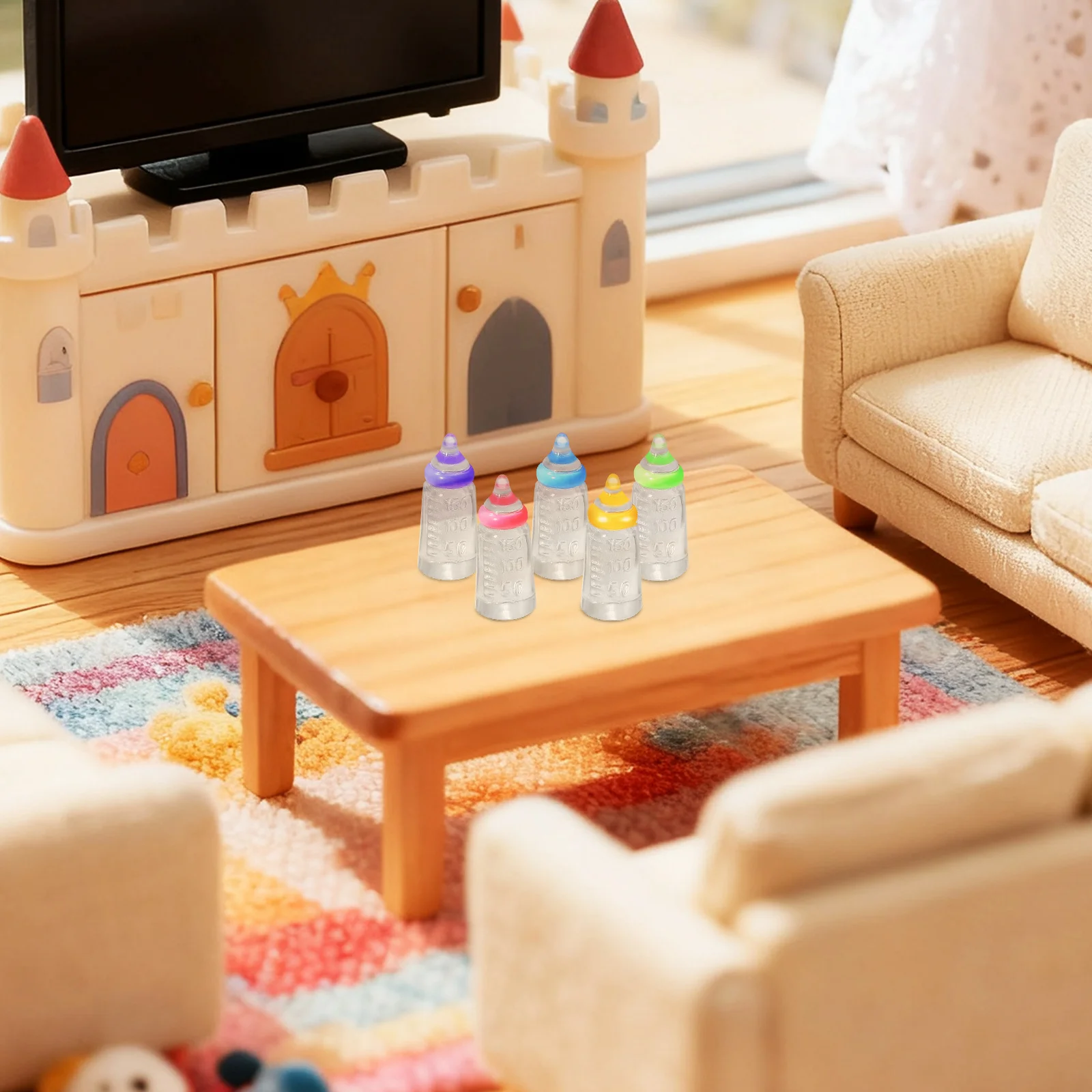 30 قطعة من الزجاجات المقلدة لحفلات استقبال المولود الجديد، مجموعة ديكور لزجاجة الأطفال، أفكار سلة هدايا فريدة من نوعها للأطفال الأولاد #5