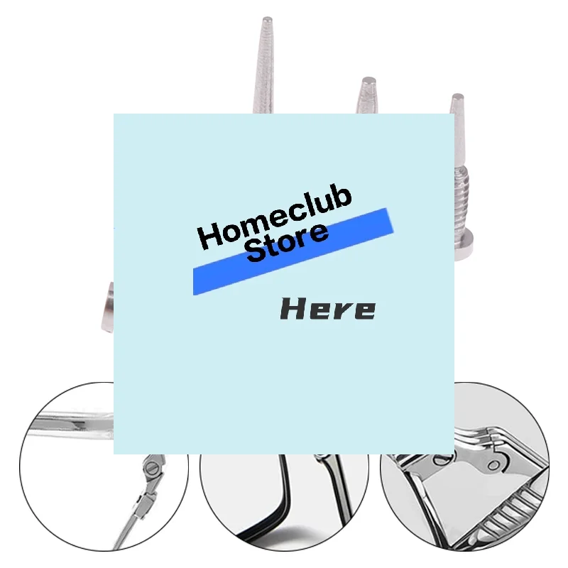 100Pcs Glasses Spring Hinge Screws Optical Eyewear Accessories Pointed End Self Aligning Screw Repair Supplies【Homeclub】