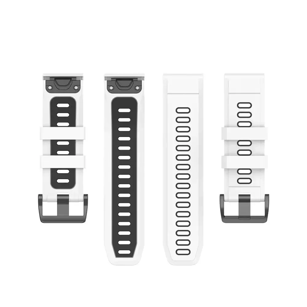 20 22 26mm Silicone Watch Band For Garmin Descent Mk2S/Fenix 8 8X 7S pro 6S Pro 5S Plus Quick Release instinct 2S Bracelet Strap