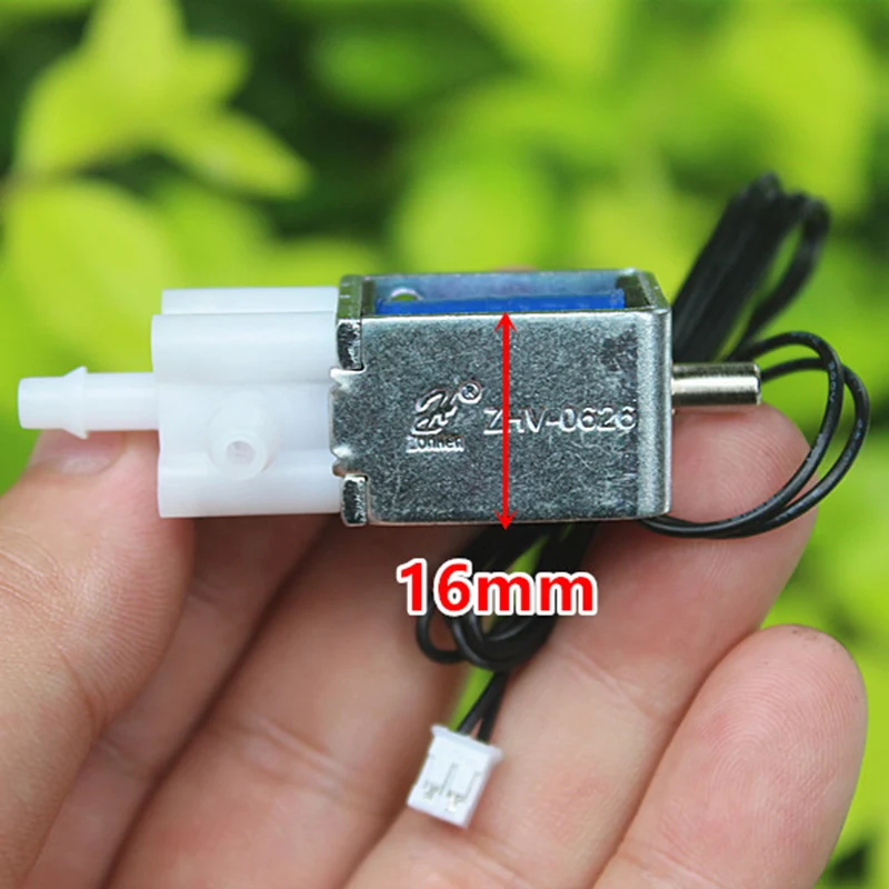 Micro DC 24V 2-Position 3-Way Electric Solenoid Valve Small Electromagnetic Water Valve Flow Control Air Valve