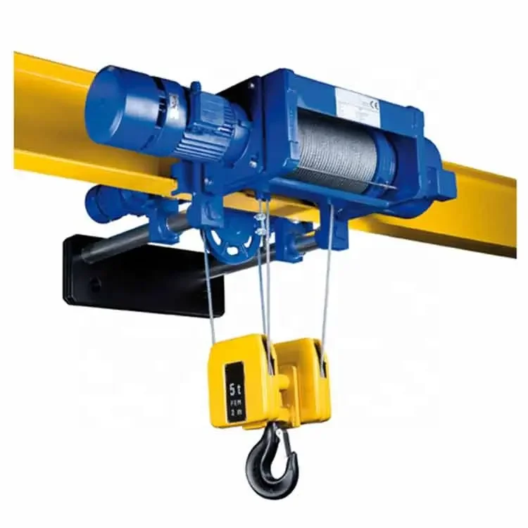 2/1 Rope Reeving M5 Wire Rope Hoist for Overhead Crane Professional Industrial Lifting Equipment Heavy Duty Hoist Machine Pro