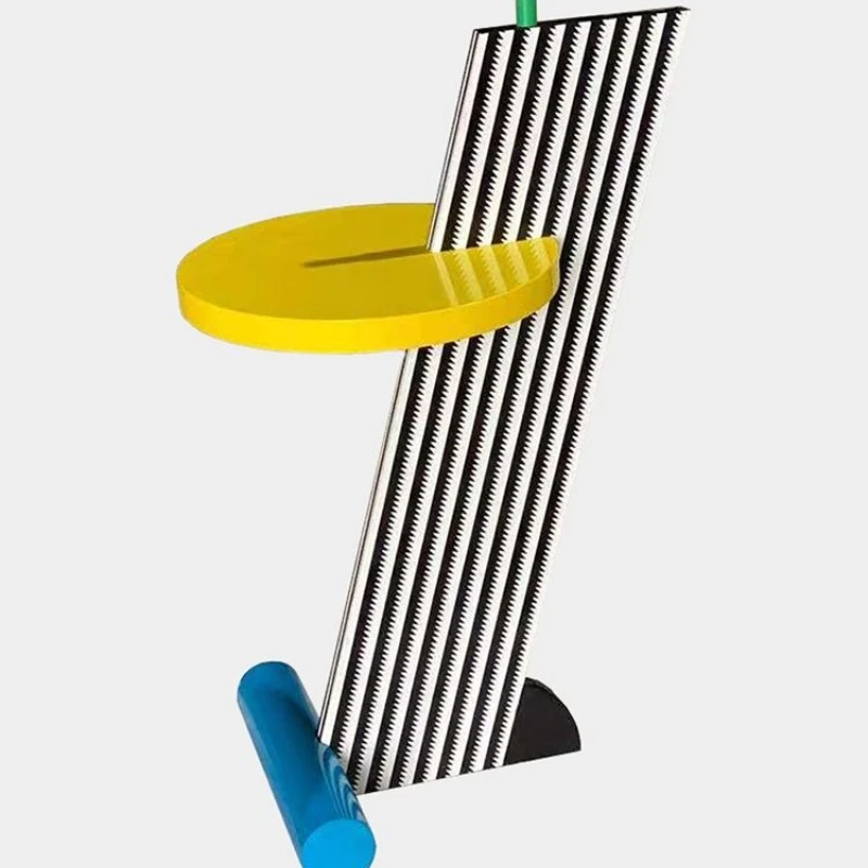 

Zebra stripes last century Memphis wind coffee table medieval vintage art wind side table decoration table