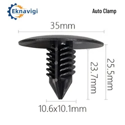 20PCS OE7703077435 Multi-vehicle General Purpose Car Ceiling Buckle Cover Trunk Fixed Barb Buckle Nylon Rivet Clips A75