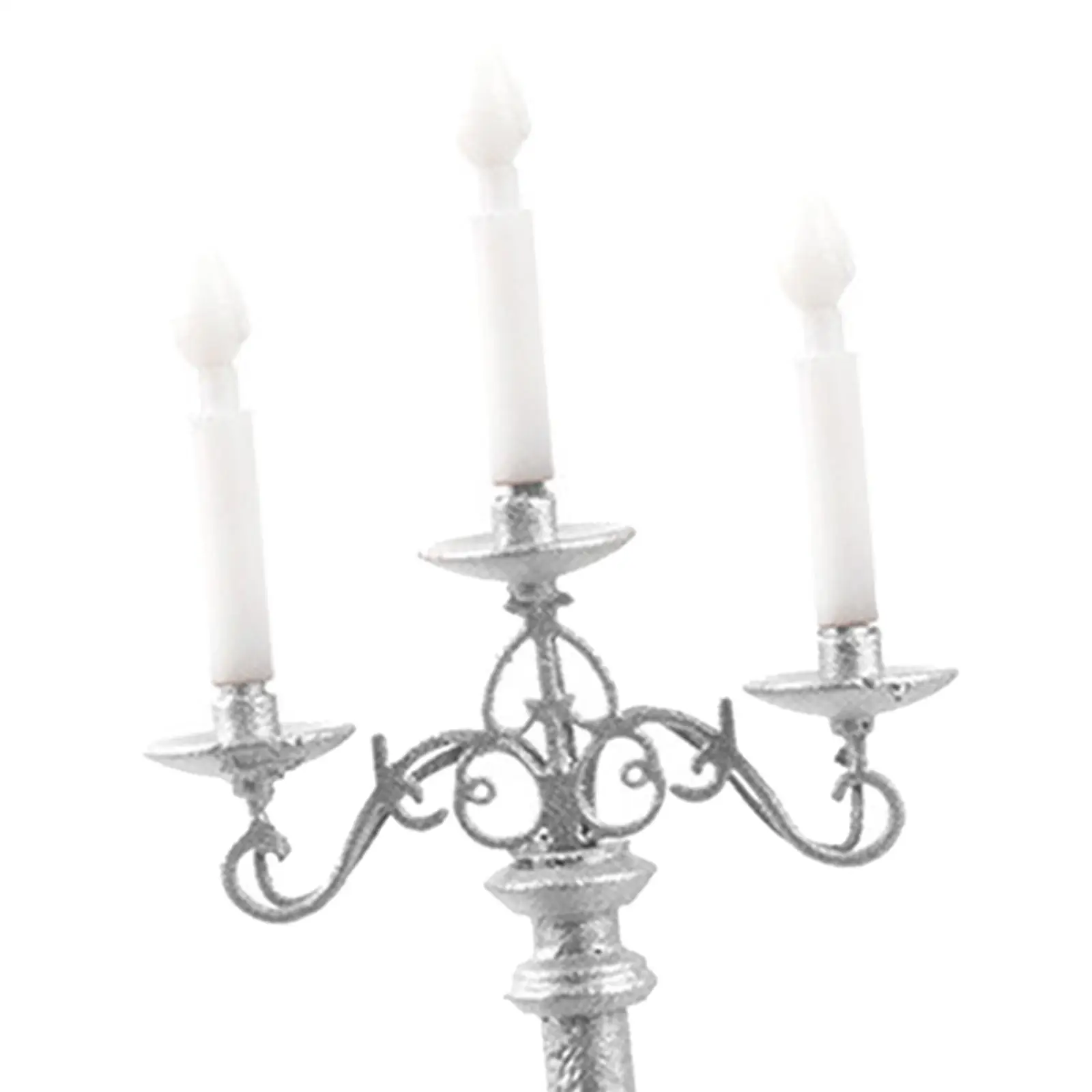 인형의 집 LED 촛불 램프 모델 촛대 램프 모래 테이블 건물 모델