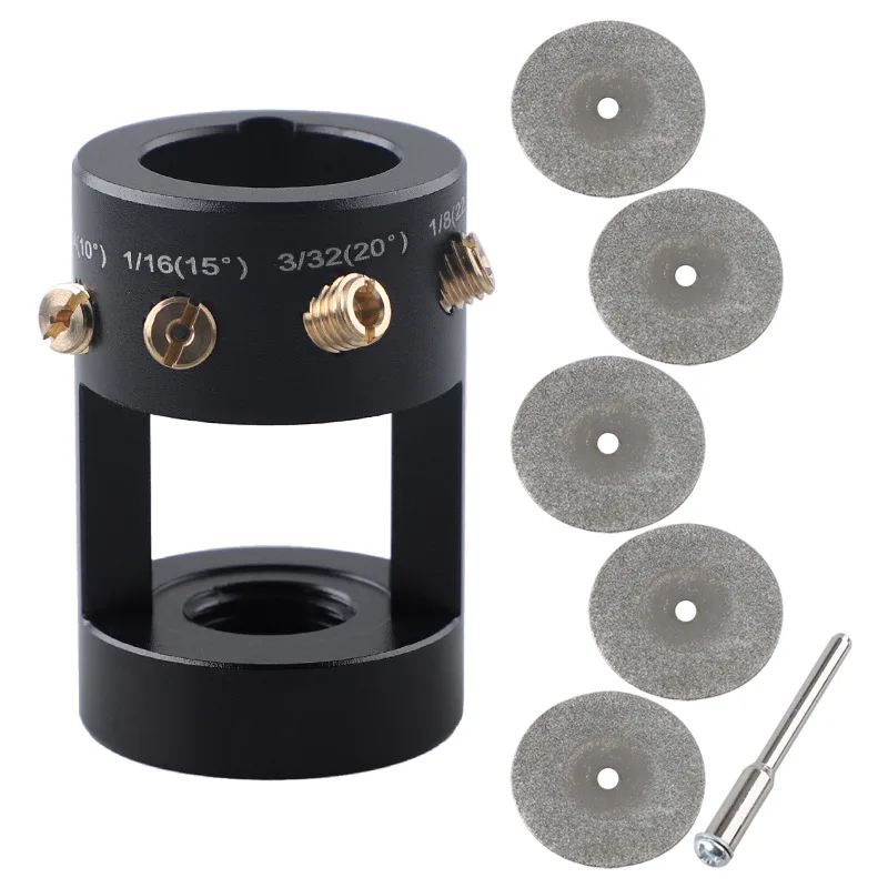 Tungsten Electrode Grinder TIG Welding Tools Multi-angle And Offset Horizontal Holes With Cutoff Slots, Electrode Grinding Tool