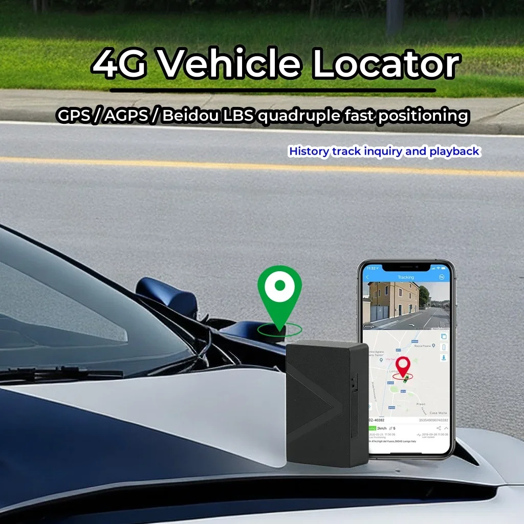 Strong Magnetic Installation Free GPS Locator 4G Positioning Tracker Japan Korea USA Unlimited Distance