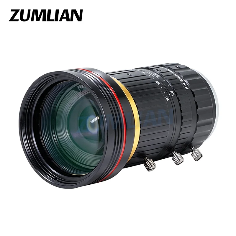 ZUMLIAN 10-40mm Varifocal Lens 1/1.8 Inch C-Mount F1.4 CCTV Low Distortion 8MP Video Surveillance Security Cameras Zoom Lenses