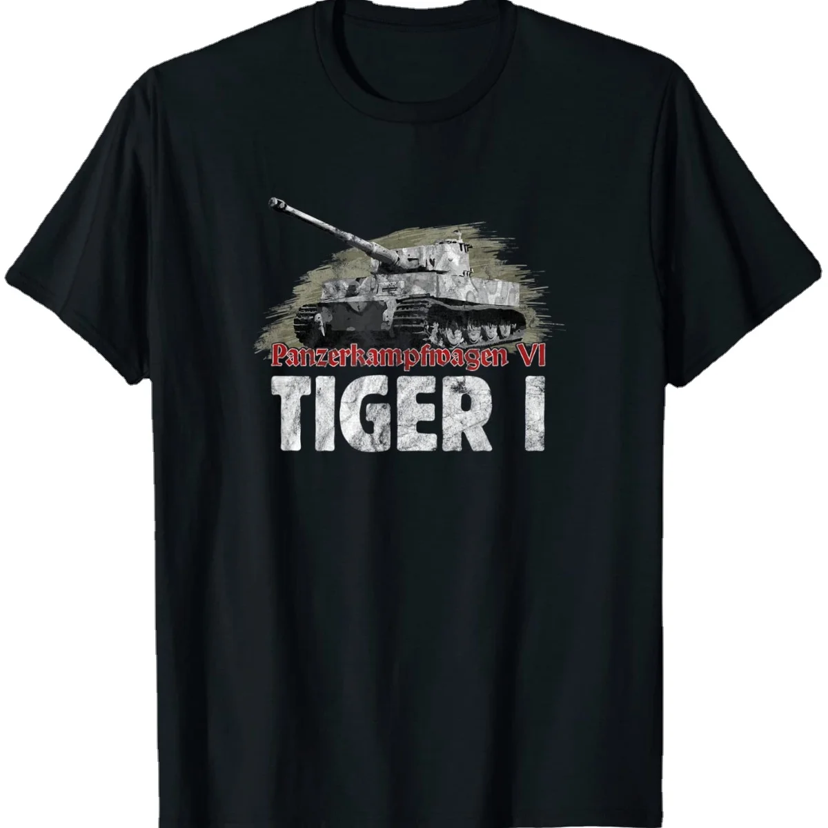 Panzer Tiger 1 Tank Military WW2 Men T-Shirt Short Sleeve Casual 100% Cotton O-Neck Summer Tees