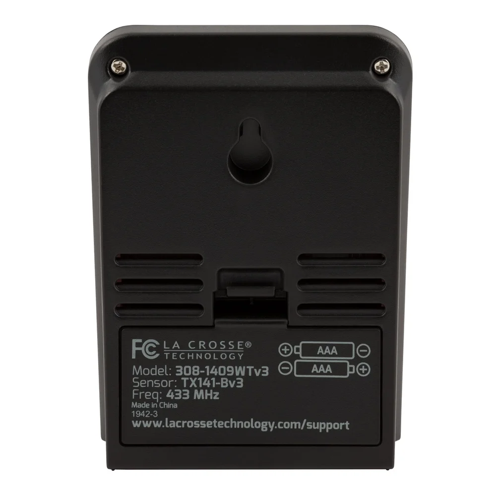 Wireless Weather Station Indoor Outdoor Temperature Monitor Humidity Sensor Long Range Transmission Time Display Battery