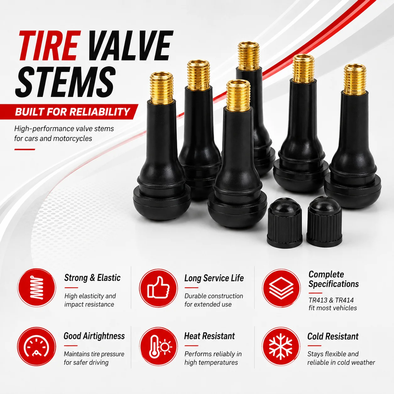 PINMOAP 4/10/50/100PCS Car Mot - Tubeless Valve Core ulasan dan harga