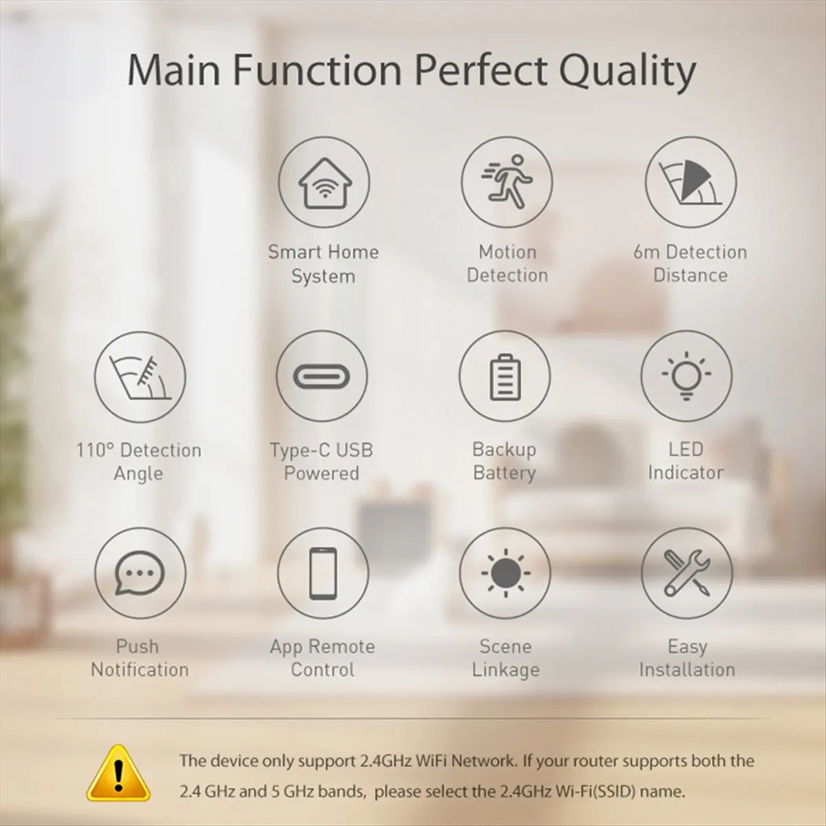 Tuya Matter Thread Human Presence Motion Sensor Infrared Human Detector Motion Detector Tuya Hub Smart Home Automation