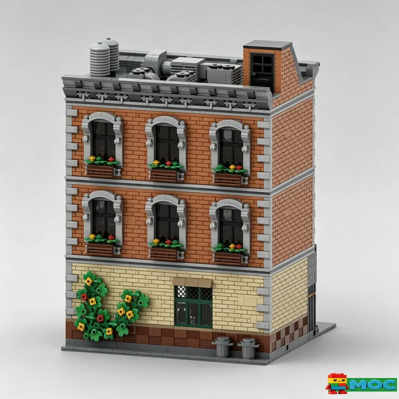 4797PCS Pub Modular City Street View MOC Architecture Model Building Block Educational Birthday Gift For Collectors Home Display 2