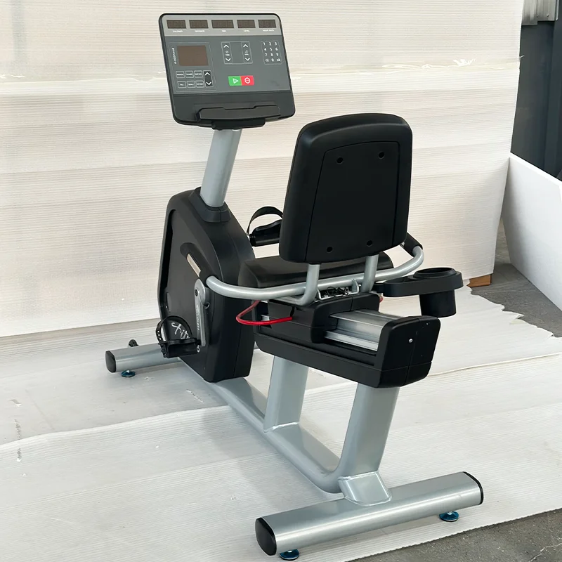 Cardio Fitness Commercial Recumbent Bike LED Screen Gym Equipment Magnetic Exercise Bike Recumbent Bike for Body Building