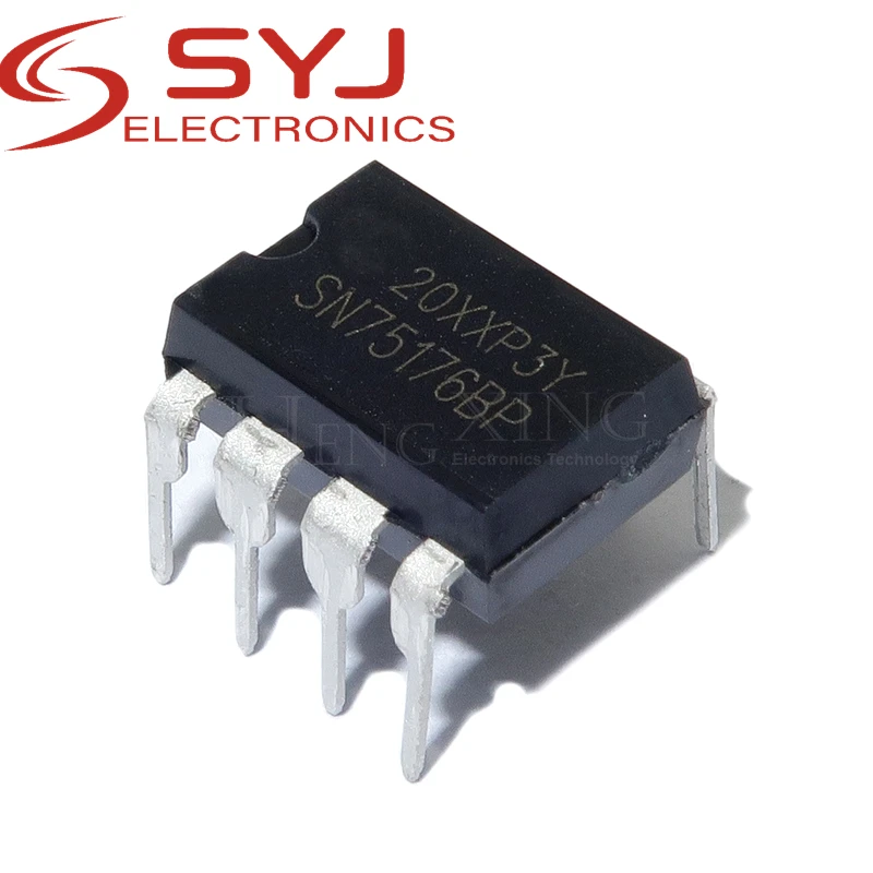 10ชิ้น SN75176BP จุ่ม SN75176-8