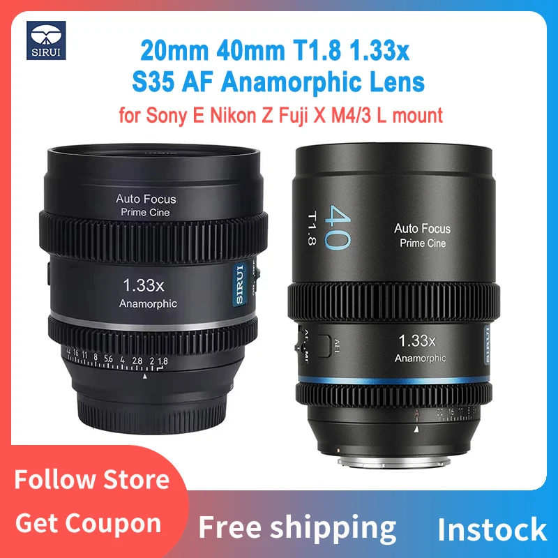 Sirui 20mm & 40mm T1.8 1.33x Anamorphic Cine Lenses: Real-World