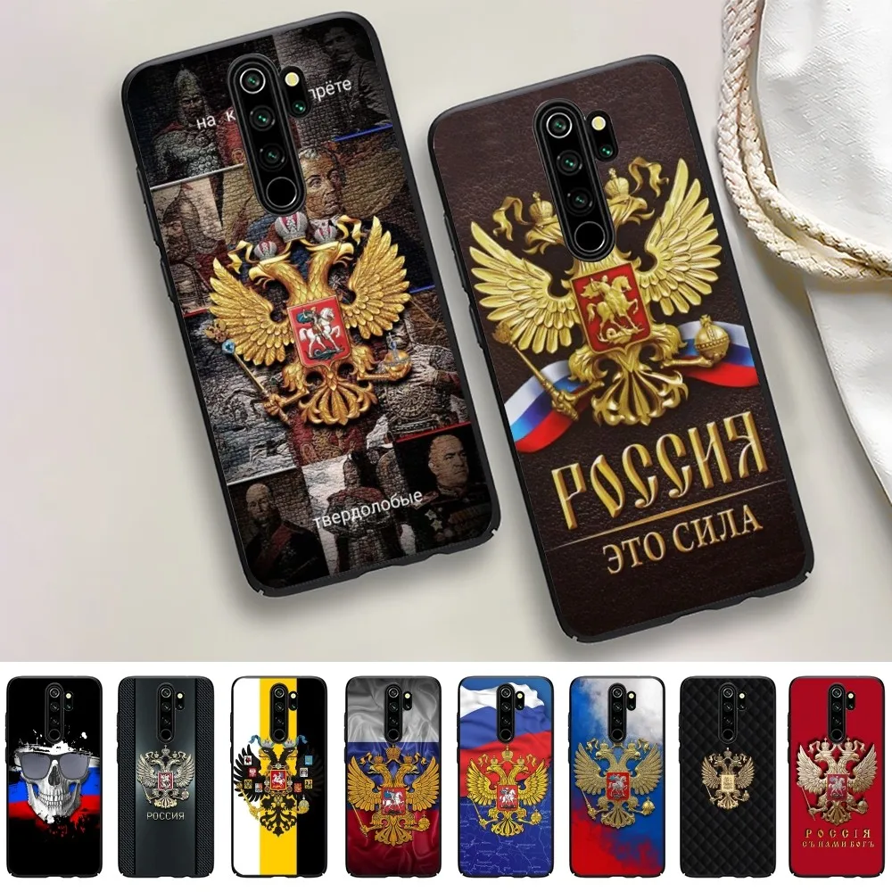 Russia Russian Flags Emblem Phone Case For Redmi Note 4 X 5 A 6 7 8 T 9 9S 10 11 11S 11Epro Poco M3 pro