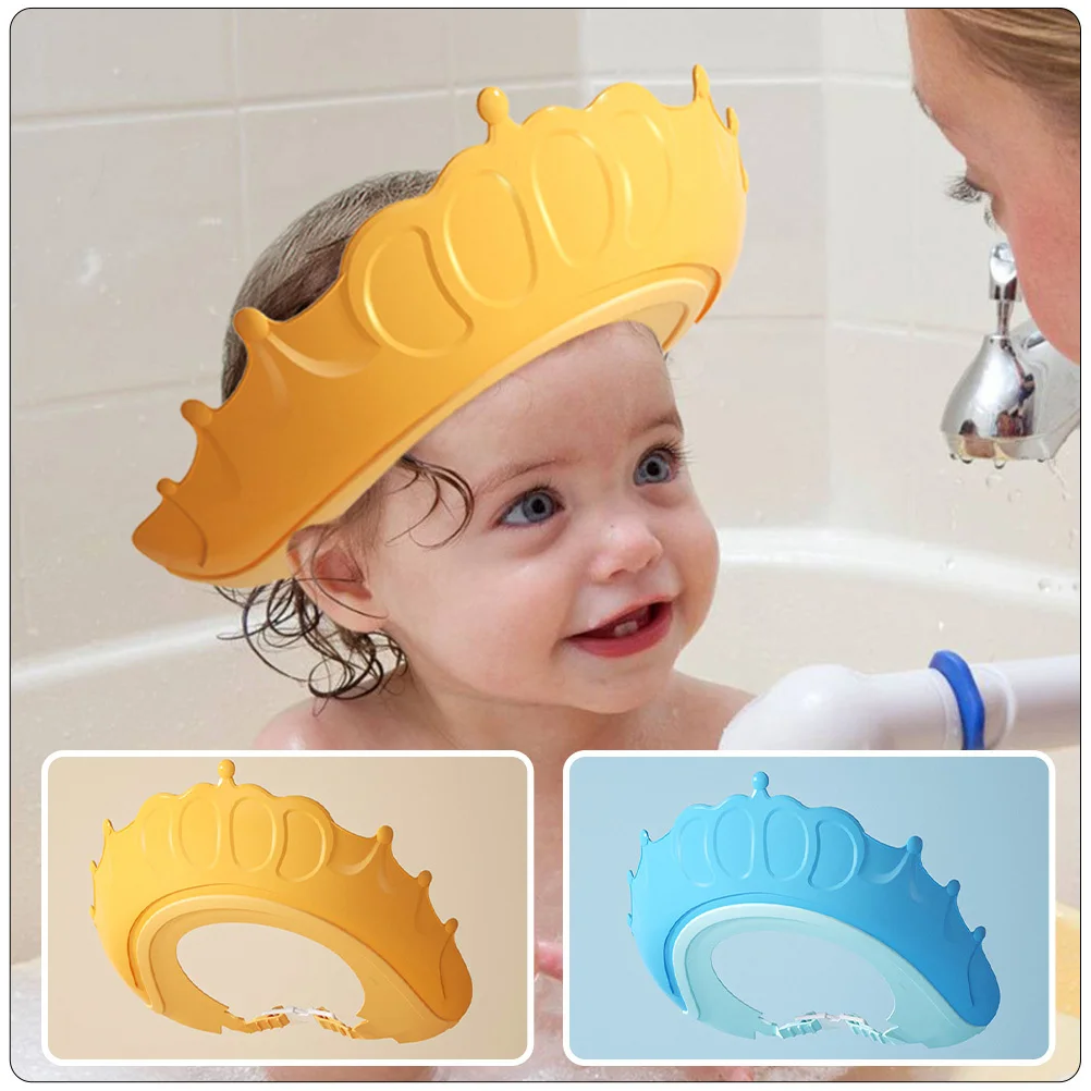2 stuks verstelbare douchemuts voor kinderen, babyhaar, herbruikbare badmuts voor peuterhaar knippen en
