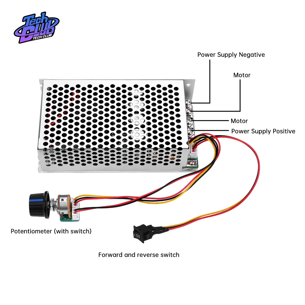 

3000W Speed Controller Programmable Reversible 100A PWM Control Motor Speed Controlle Power Supply