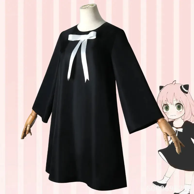 Anime espião cosplay anya forger traje boneca peruca vestido chifre família headwear conjunto completo trajes de halloween para adultos nova chegada