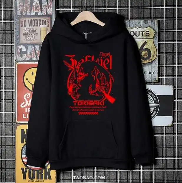 أنيمي تاريخ لايف Tokisaki Kurumi مقنعين هوديي تأثيري الخريف الشتاء الرجال النساء معطف فضفاض سترة القمم أنيمي أنيمي