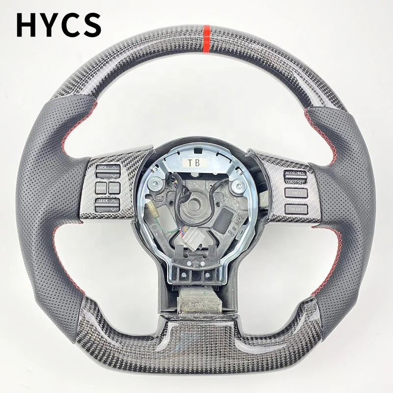 

For Ni-ssan 350z 370z Carbon Fiber Steering Wheel Customized