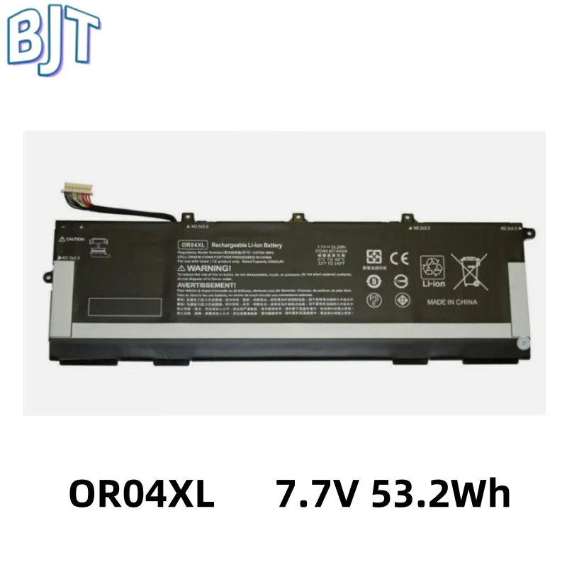 

New Laptop Battery OR04XL 7.7V 53.2Wh For HP EliteBook X360 830 G5 G6 L34449-005 L34209-2B1 L34209-1C1 HSTNN-DB9C HSTNN-IB8U