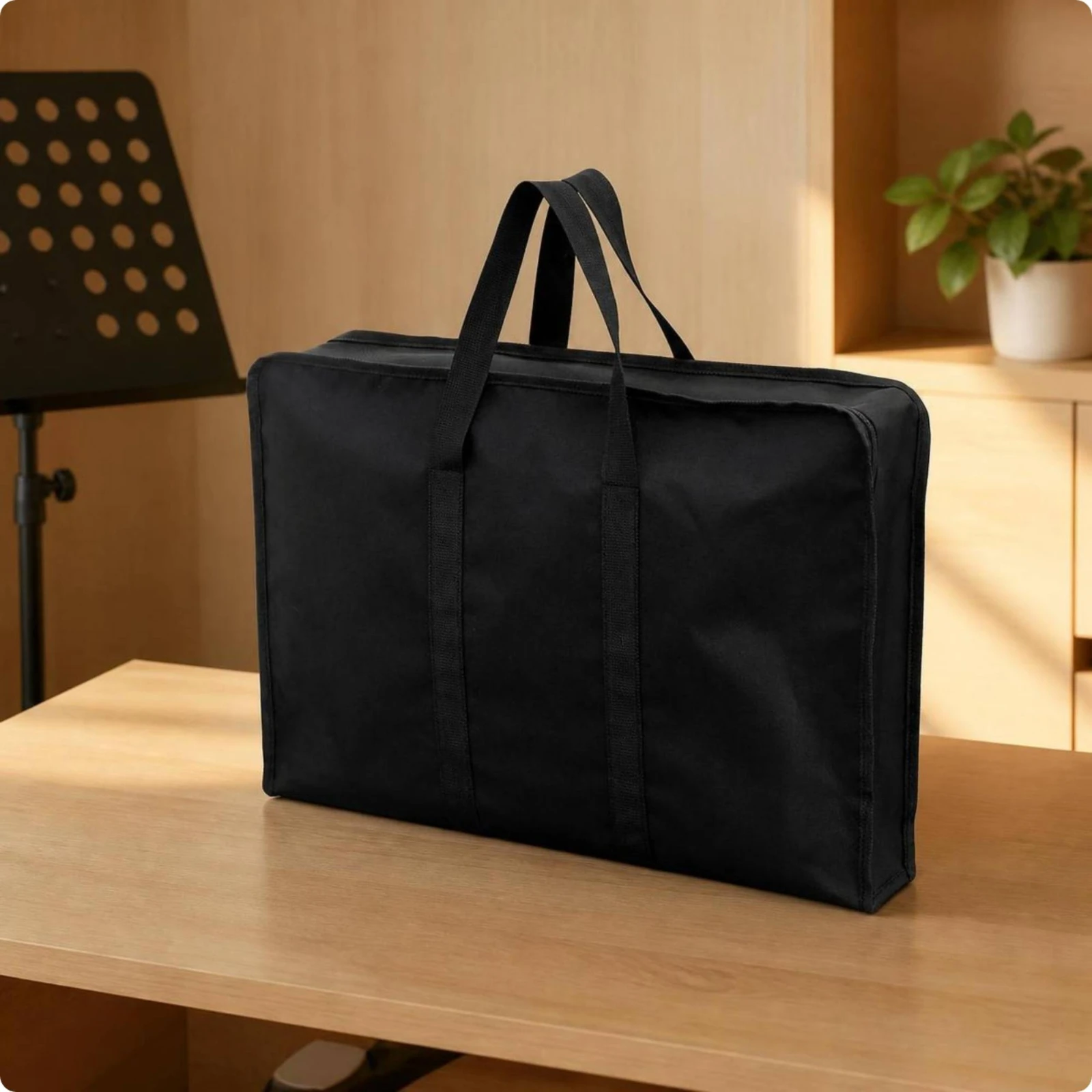 Music Stand Bag with Handles Easy to Carry Music Stand Bag Long-Lasting Convenient for Musicians, Outdoor Gigs, Rehearsals
