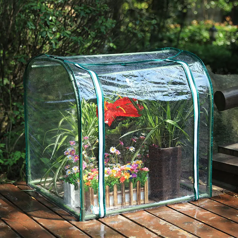 Home Insulated Plant Greenhouse Balcony Mini Flower House Frost Proof Outdoor Growing Tent Portable Garden Protection System