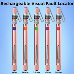 Akumulator lokalizator uszkodzeń wizualnych FTTH wysokiej jakości Tester kabli światłowodowych 5/10/20/30/50MW VFL 2.5MM(SC/FC/ST) interfejs