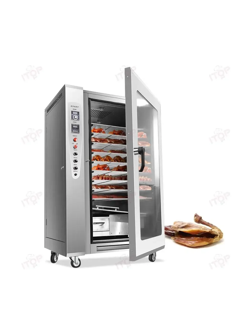 Hochwertiger Räucherofen für Schweinefleisch, Rindfleisch, Wurst, Räucherofen, kommerzieller Fleischraucher