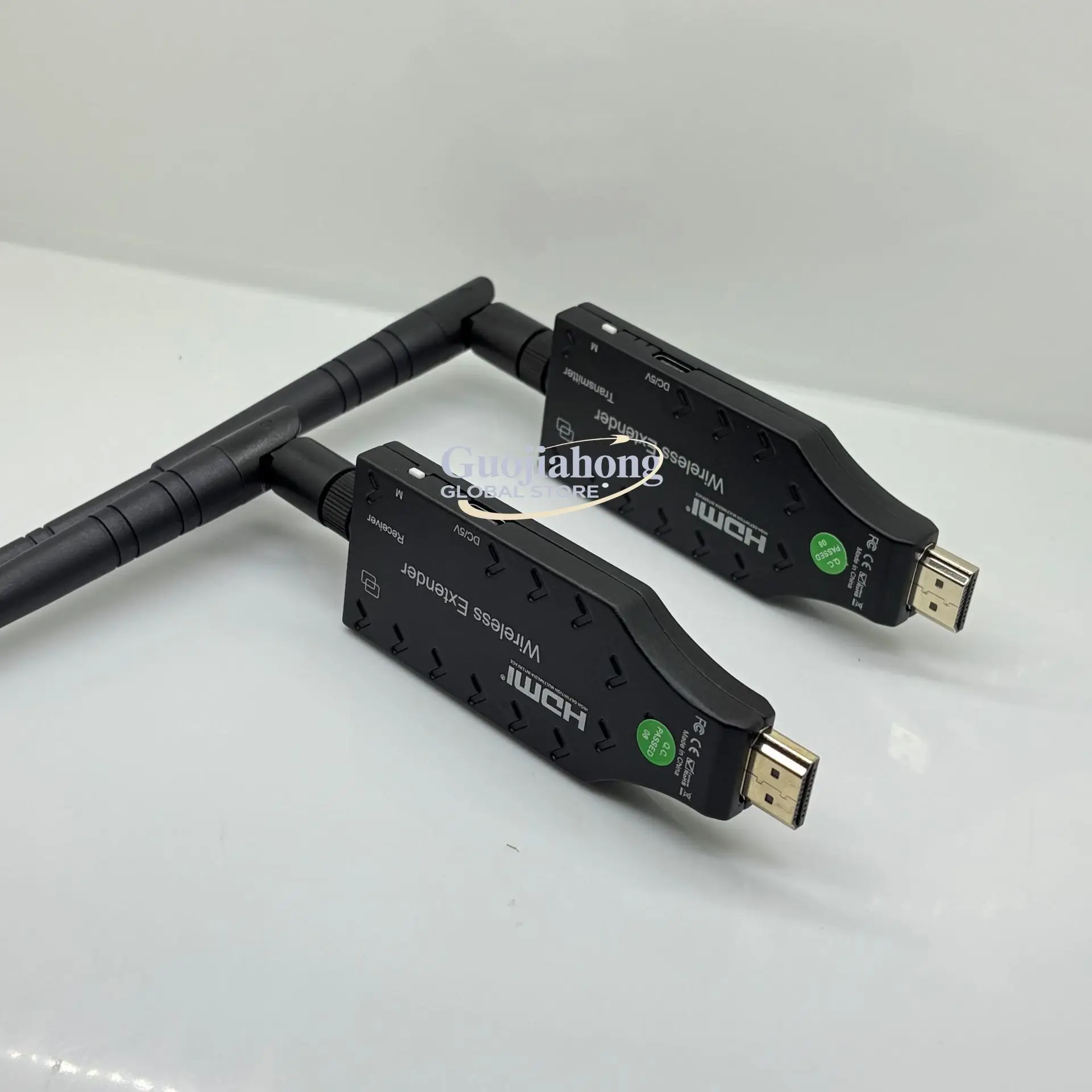 150m Wireless   Extender with Projection Transmitter Receiver HD Video Transmission Extension Metal Housing