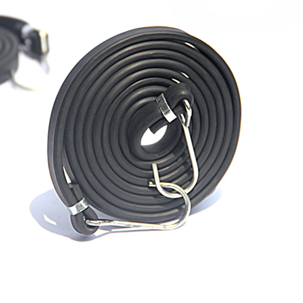 

2pcs Luggage Straps Elastic Cargo Cords Motorcycle Bungee Cord Rope Durability Secure Transport Universal Design Long
