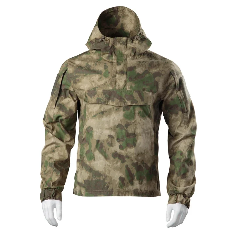 Imagem -05 - Jaqueta de Camuflagem do Exército Masculino Cabolsa com Capuz Térmico Blusão Tático Combate Airsoft Caça Homens