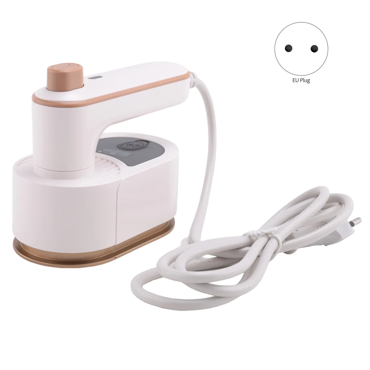 Mini plancha eléctrica de mano para ropa, máquina de vapor portátil, plancha de vapor seca y húmeda, máquina de planchar de tela, enchufe europeo